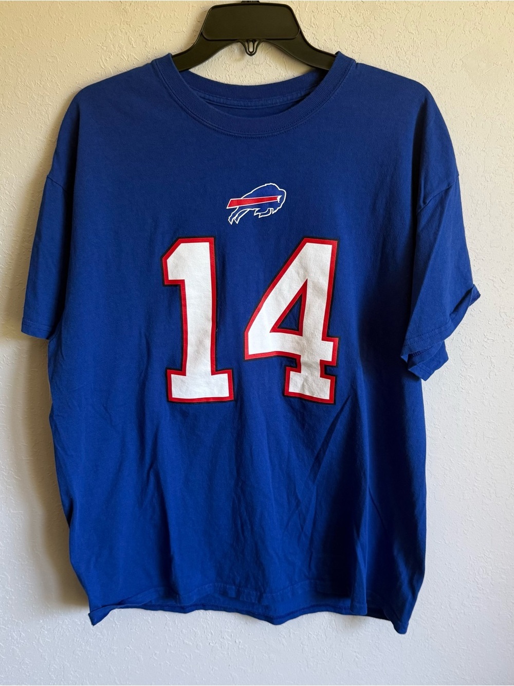 Men’s XL Blue NFL Team Apparel Buffalo Bills Stefan Diggs Sporty Tee Shirt